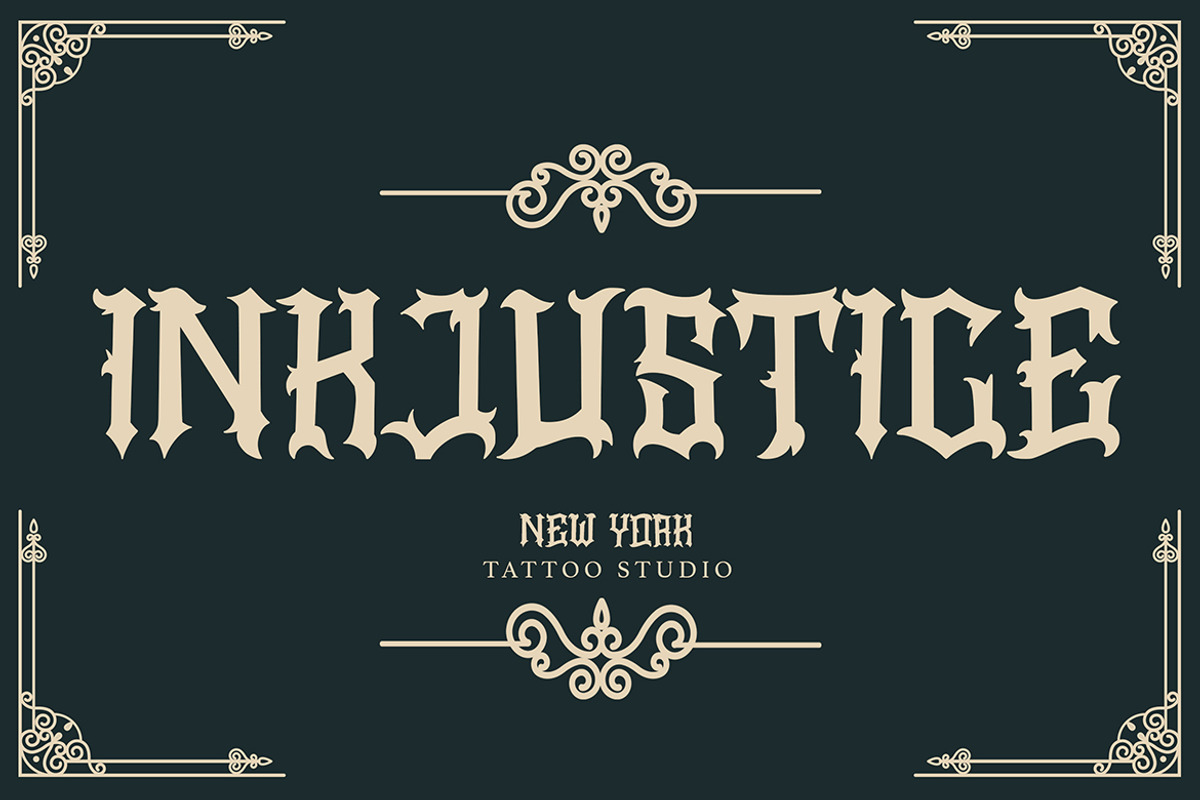 Stopher - Blackletter Font, a Blackletter Font by AQR Studio (Photo 3 of 12)