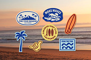 Retro Surf Badge Collection, an Object Graphic by cd-design.co (Thumbnail 4 of 8)