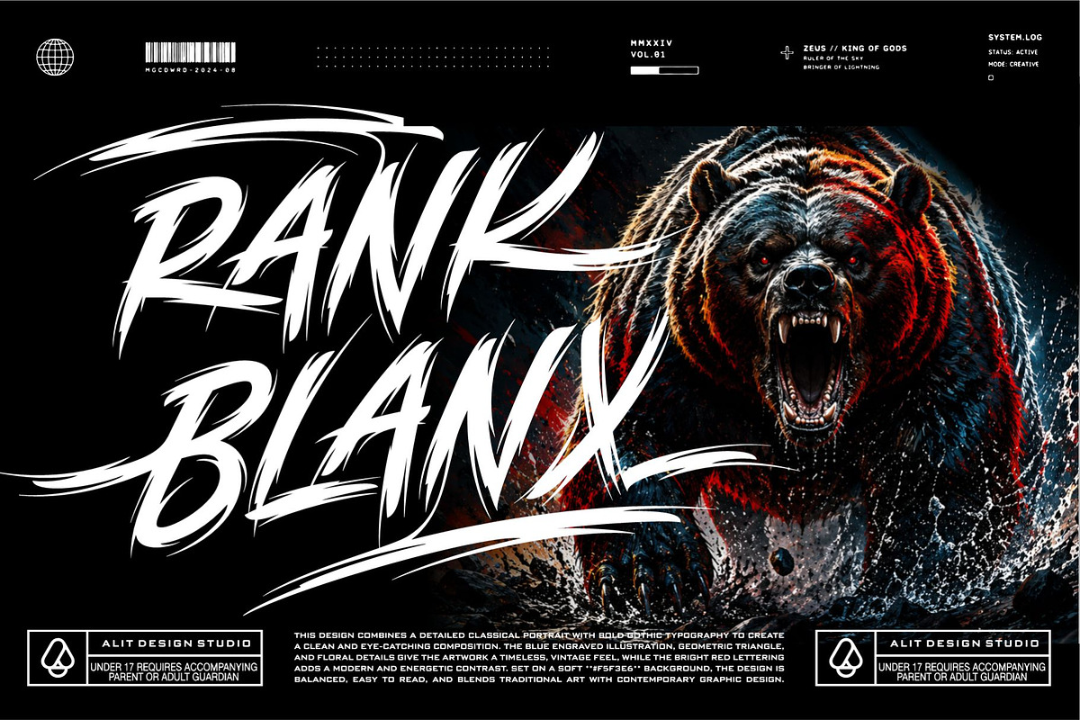 Brutally Ursa Typeface, a Script Font by alit design (Photo 12 of 20)