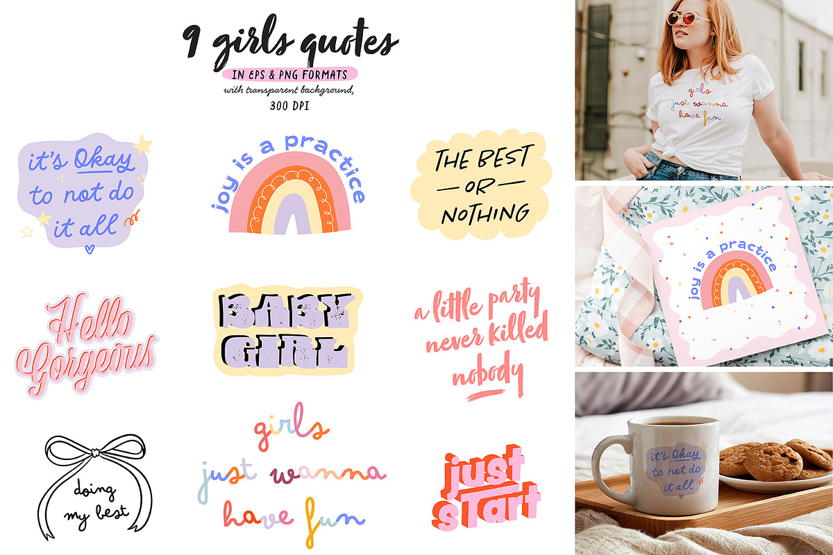 Cute Girly Clipart Bundle, an Object Graphic by Ruslana Lubenets (Photo 20 of 51)