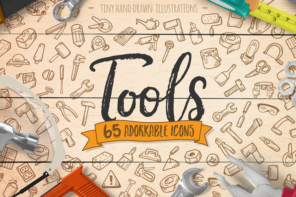 Tools - Hand Drawn Icons, an Icon by Good Stuff No Nonsense