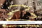 Christmas sparkler overlays package, an Object Graphic by ArtuscoDesign (Thumbnail 1 of 6)