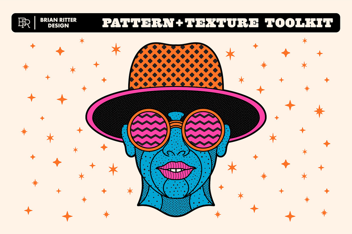 Pattern + Texture Toolkit, a Brush Add-On by Brian Ritter Design (Photo 3 of 8)
