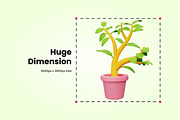 3D Garden Illustration, an Object 3D Model by SLAB! Design (Thumbnail 2 of 4)