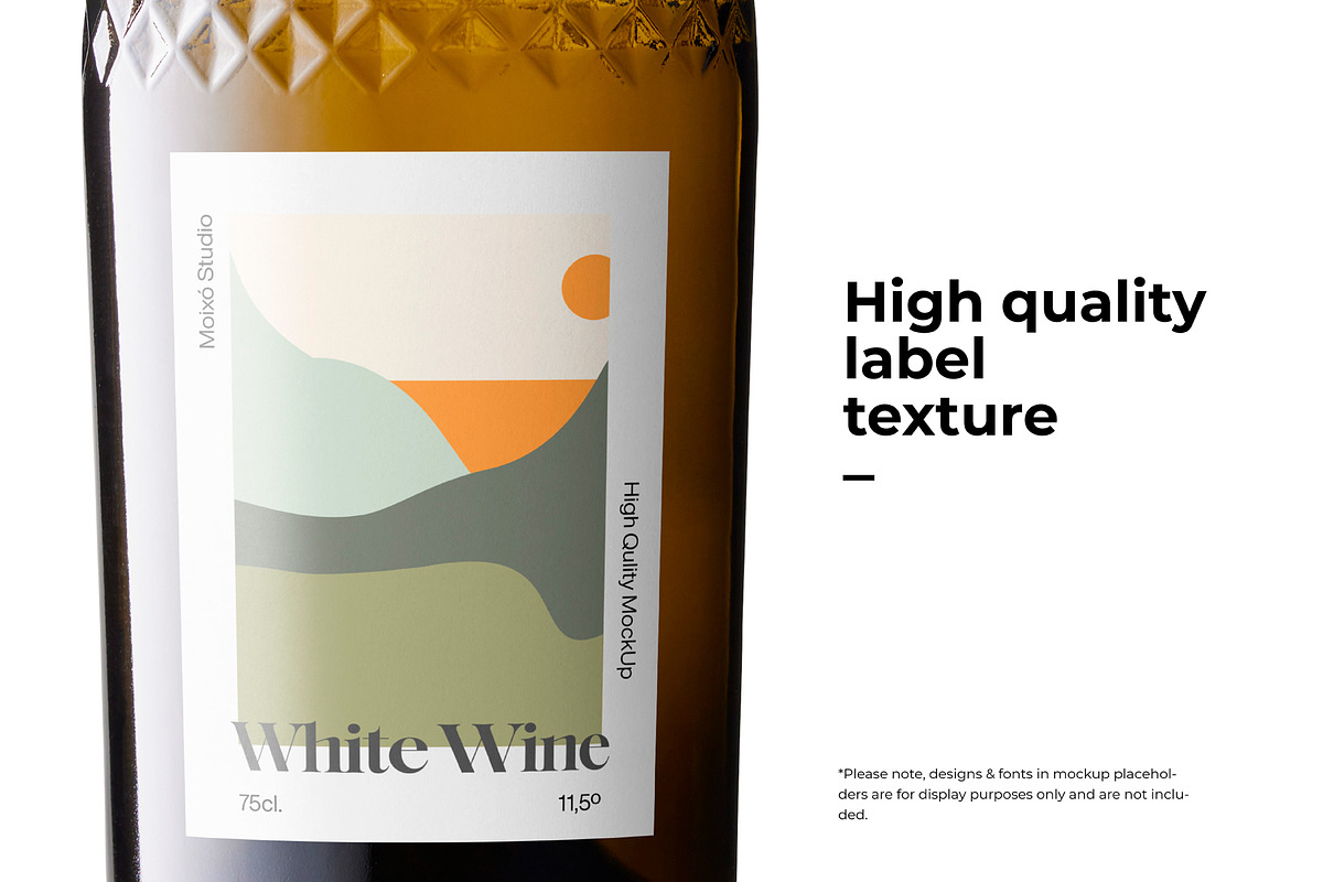 Wine Bottles Set, a Cups & Container Mockup by Moixo studio (Photo 2 of 7)