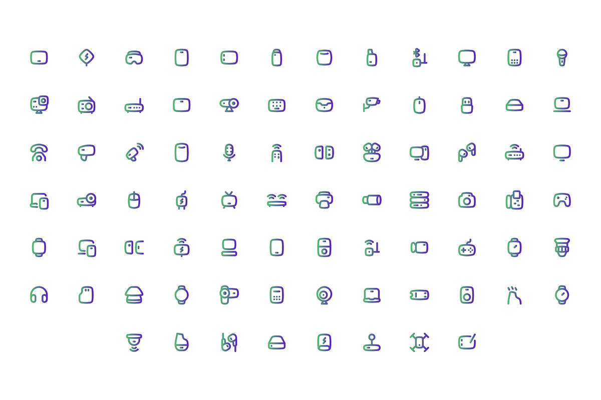 400 Electronic Device Icon Set, a Solid Icon by Directico Design Kit (Photo 7 of 7)