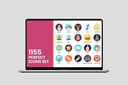 1155 PERFECT ICONS SET, an Outline Icon by Toonsteb (Thumbnail 5 of 26)