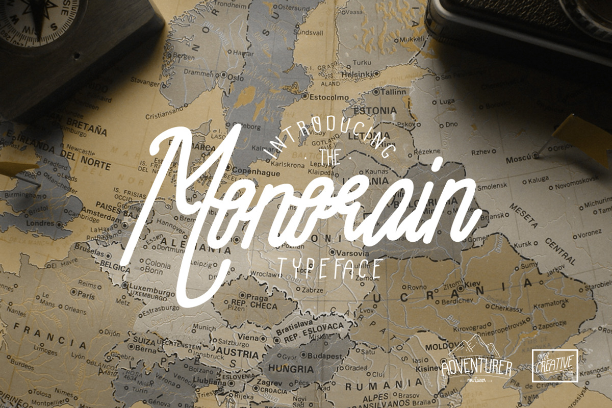 Monorain Vintage Handrawn + Bonus