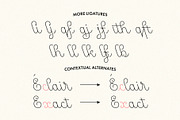 Midnight Diner Left-leaning Script, a Script Font by Leah Design (Thumbnail 13 of 20)
