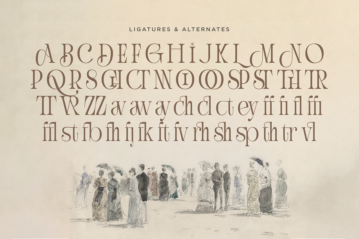 Quinressa Elegant and Luxury Font, a Serif Font by Graphue (Photo 9 of 9)