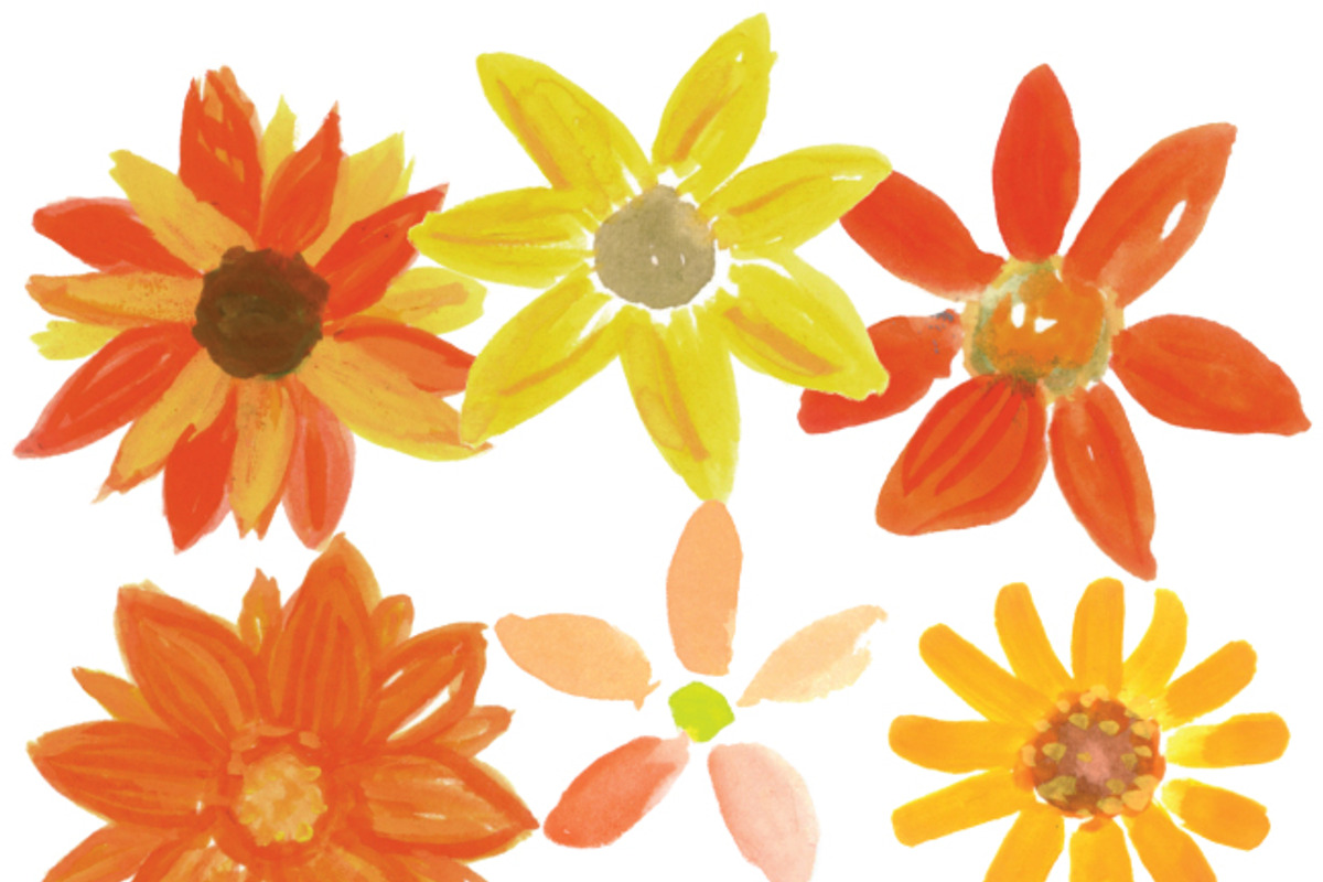 Watercolor Sunflowers, an Illustration by Sandra Jones Art (Photo 1 of 2)