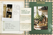 Buni's Heirloom Cookbook Collage Kit, an Object Graphic by Moon Starer Studio (Thumbnail 1 of 10)
