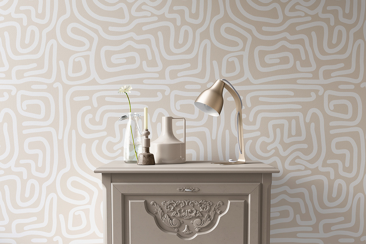 Subtle Maze, a Wallpaper Graphic by MalyskaStudio (Photo 8 of 9)