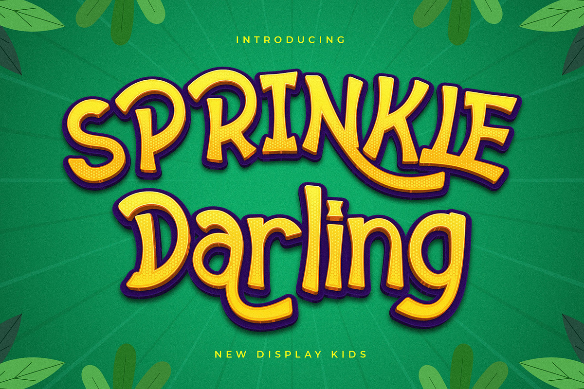 Sprinkle Darling New Display Kids, a Serif Font by Storytype Studio (Photo 1 of 17)