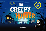 The Creepy Hunter, a Font by Fachranheit Studio (Thumbnail 1 of 12)