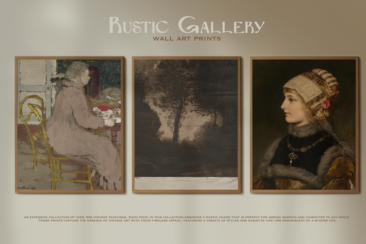 300+ Rustic Gallery Wall Art Prints, a Seasonal Illustration by Digital Museum (Photo 4 of 9)
