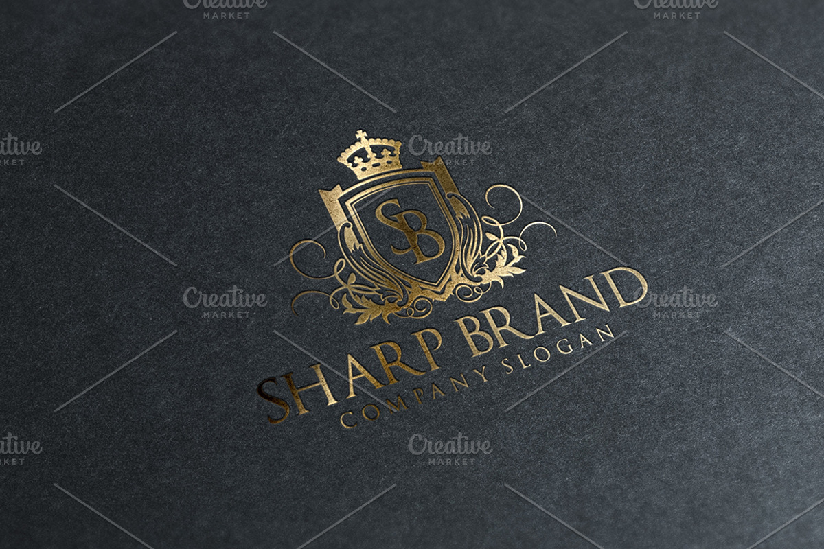Sharp Brand Logo, a Branding & Logo Template by BMACHINA Labs.