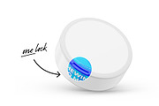 Snus Chewing Tobacco one lock 4 PSD, a Packaging Mockup by easymock 2 (Thumbnail 9 of 15)