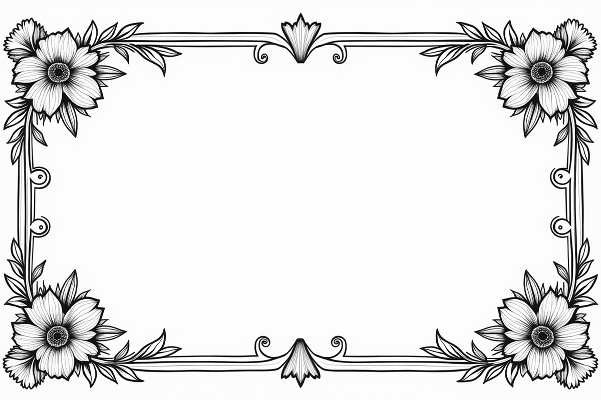 Ornate Frame Vector Set, an Illustration by BIPLOB EXPERT (Photo 4 of 9)