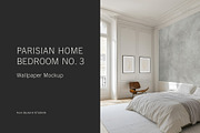 Paris Home | Bedroom No. 3 Mockup, a Household Mockup by Blixa 6 Studios (Thumbnail 1 of 8)