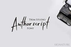 Authortscript Easy Handwritten Font