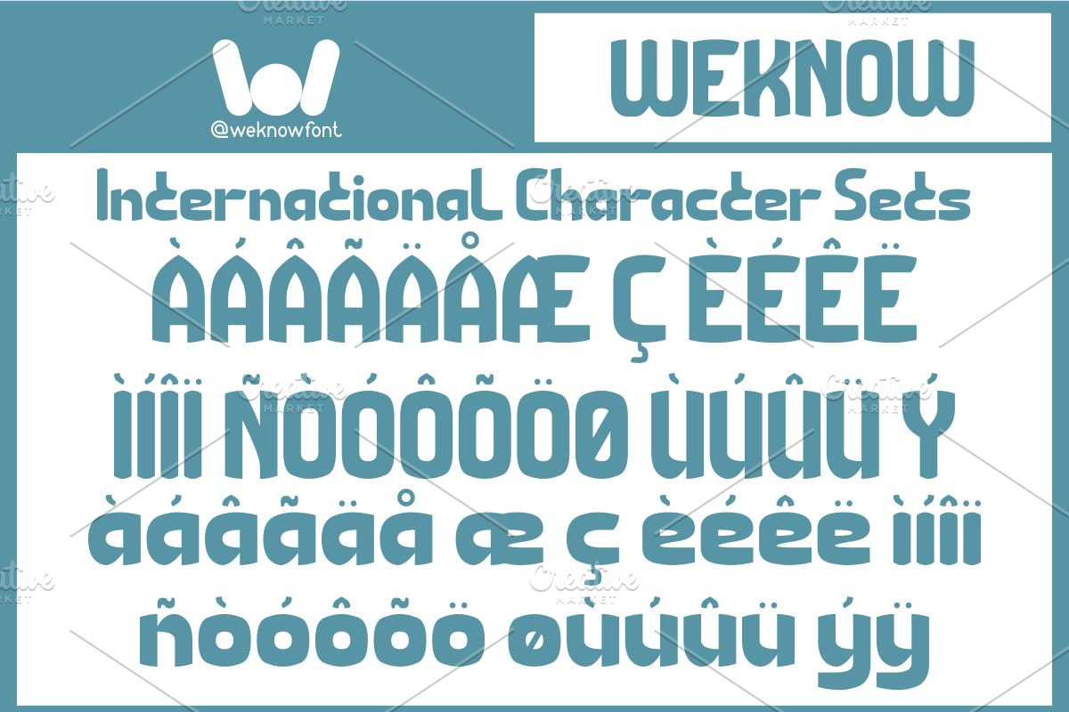 Retro Modernism font, a Sans Serif Font by weknow (Photo 8 of 8)