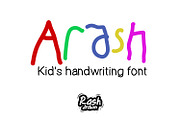 Arash, a Font by Rashdrawn (Thumbnail 1 of 4)