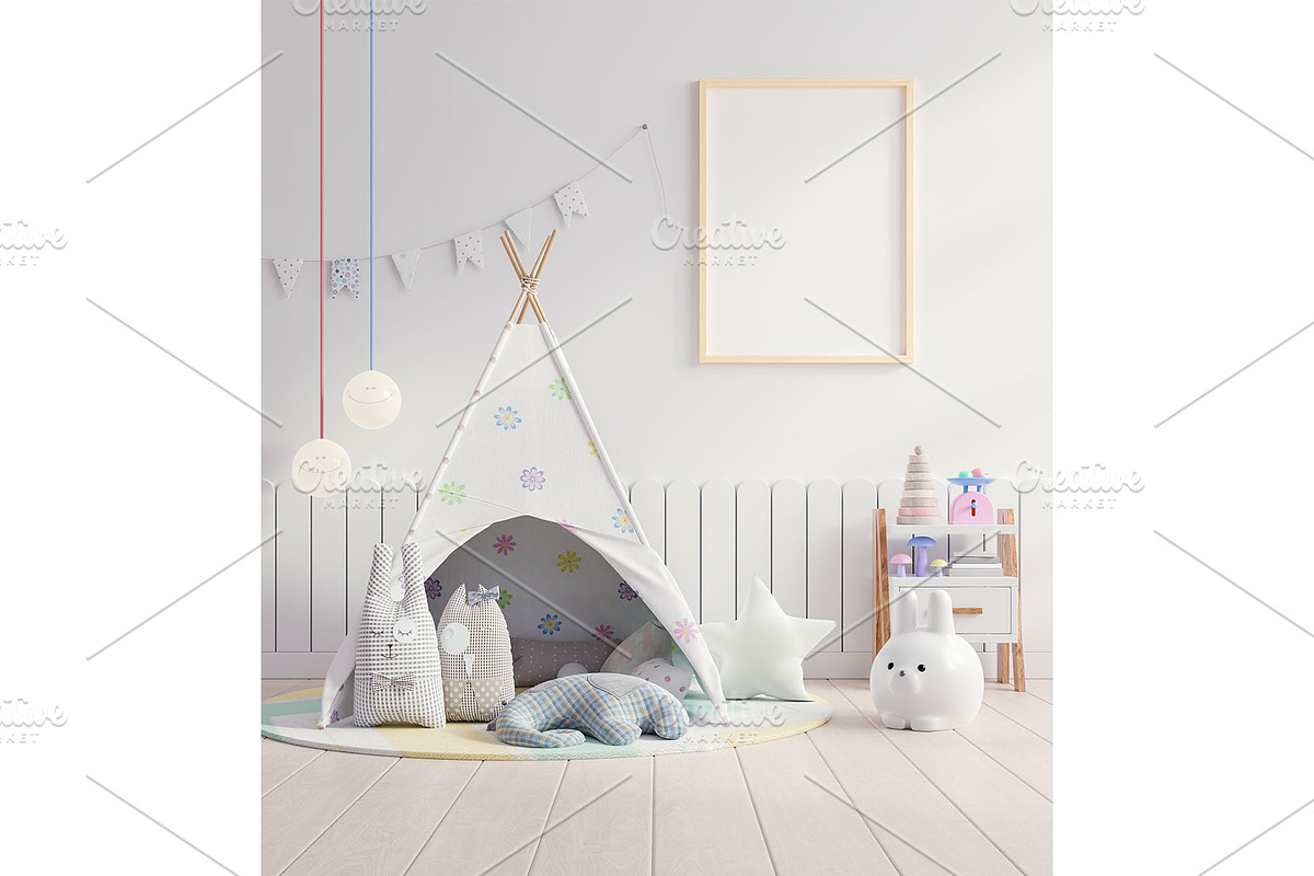 Kids frame mockup 014, a Household Mockup by vanitjan (Photo 2 of 2)