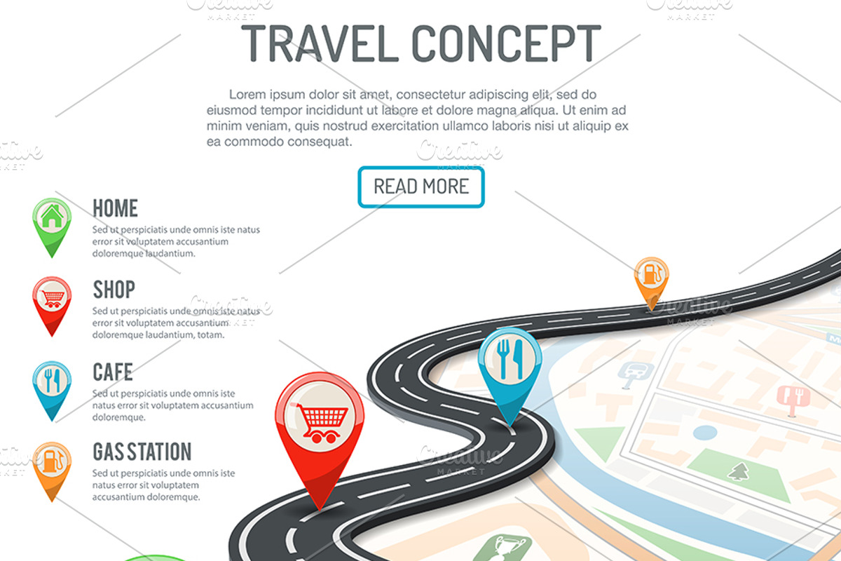 Vacation and Travel Themes, a Technology Illustration by TAlex (Photo 2 of 7)