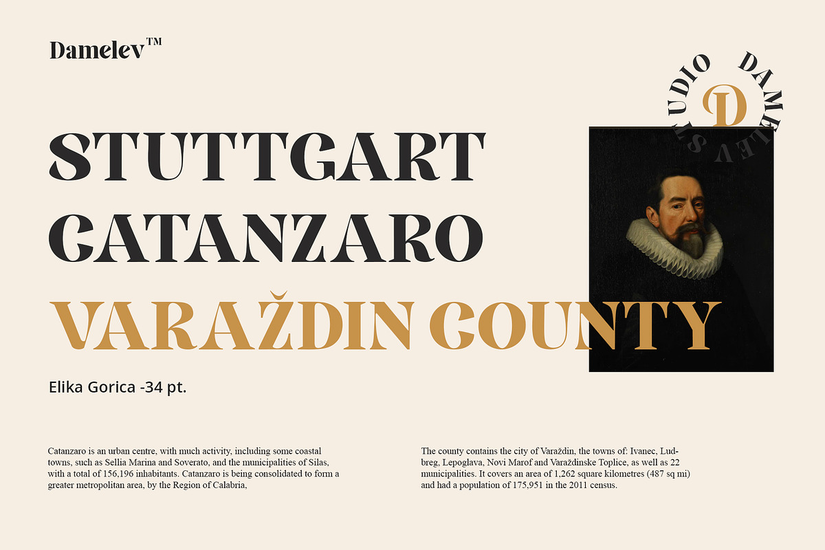 Elika Gorica, a Serif Font by Damelev (Photo 7 of 11)