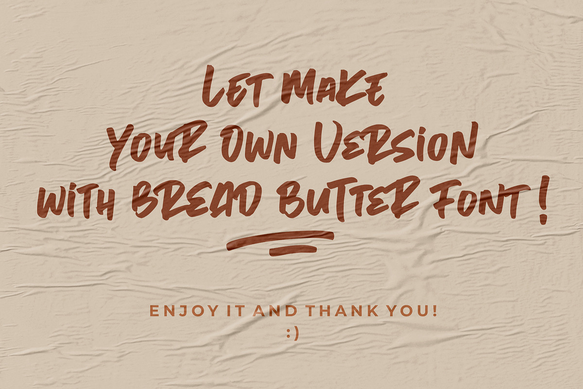 Bread Butter • Mix & Match Font preview 8