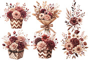 Valentine Chic Flowers Clipart, an Illustration by Designworld (Thumbnail 4 of 4)