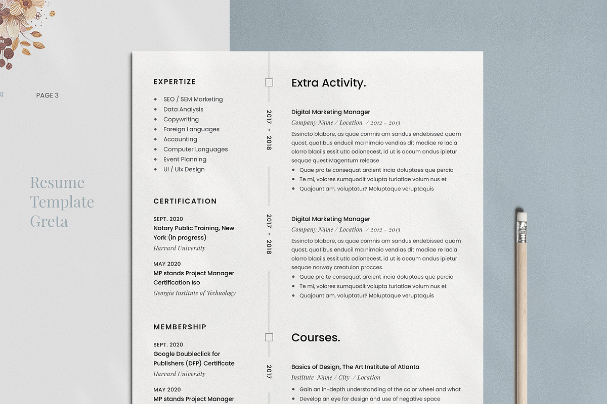 Resume Template Canva, a Resume Template by Estartshop (Photo 6 of 7)