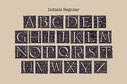Totes Buch Gothic Woodcut Initials, a Blackletter Font by kaer_shop (Thumbnail 4 of 12)