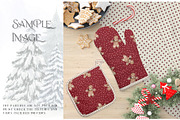 Christmas Oven Mitt & Potholders, a Product Mockup by mock-ups (Thumbnail 15 of 16)