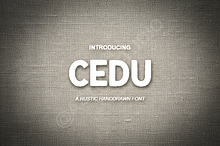Cedu - Elegant Luxury Display Serif