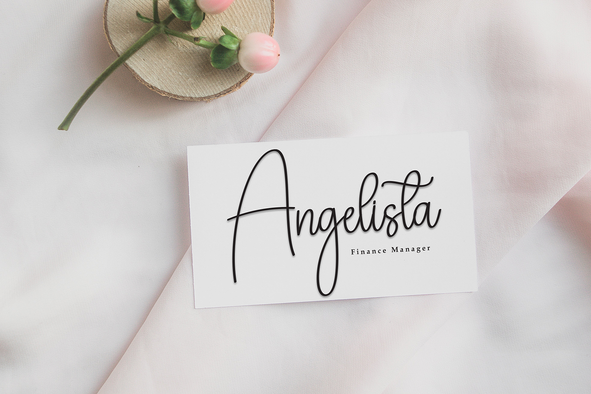 Ashley Signature | Script Font, a Handwritten Font by Scratchones (Photo 5 of 8)