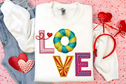 Love Embroidery PNG, Valentine's Day, an Illustration by Canvas Craft (Thumbnail 3 of 6)