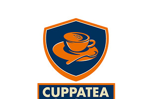 Cuppa Tea Gourmet Beverage Logo