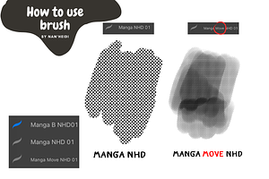 96 Manga Brush NHD 01 _By Nan'Heidi