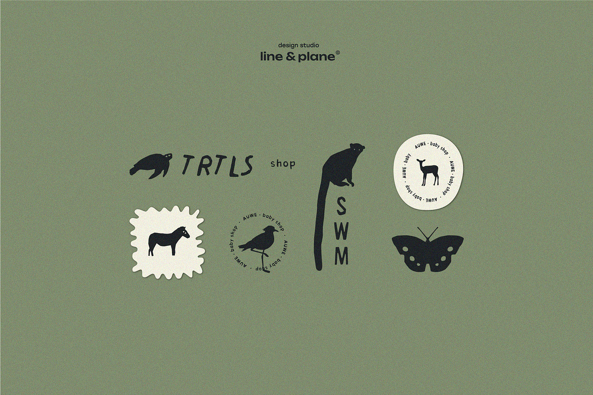 Wild Animals - 30 Vector Shapes, an Object Graphic by line & plane (Photo 5 of 8)