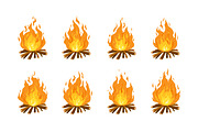 Bonfire animation sprites, an Object Illustration by Good Studio (Thumbnail 1 of 5)