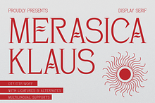 Merasica Klaus | Display Serif