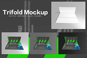 Trifold Mockups, a Mockup by alphadesign (Thumbnail 5 of 13)