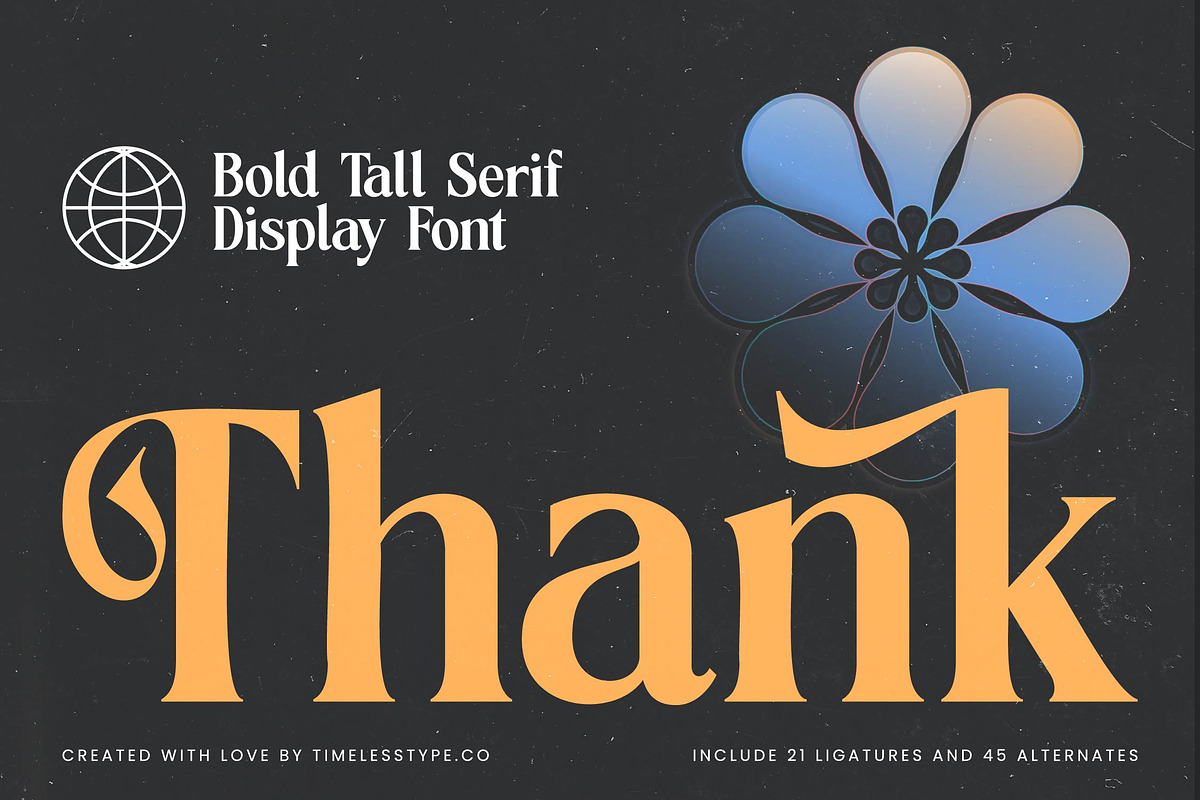 Vitoria Bold Tall Serif Display Font, a Serif Font by timelesstype.co (Photo 20 of 20)