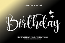 Birthday | Script Font