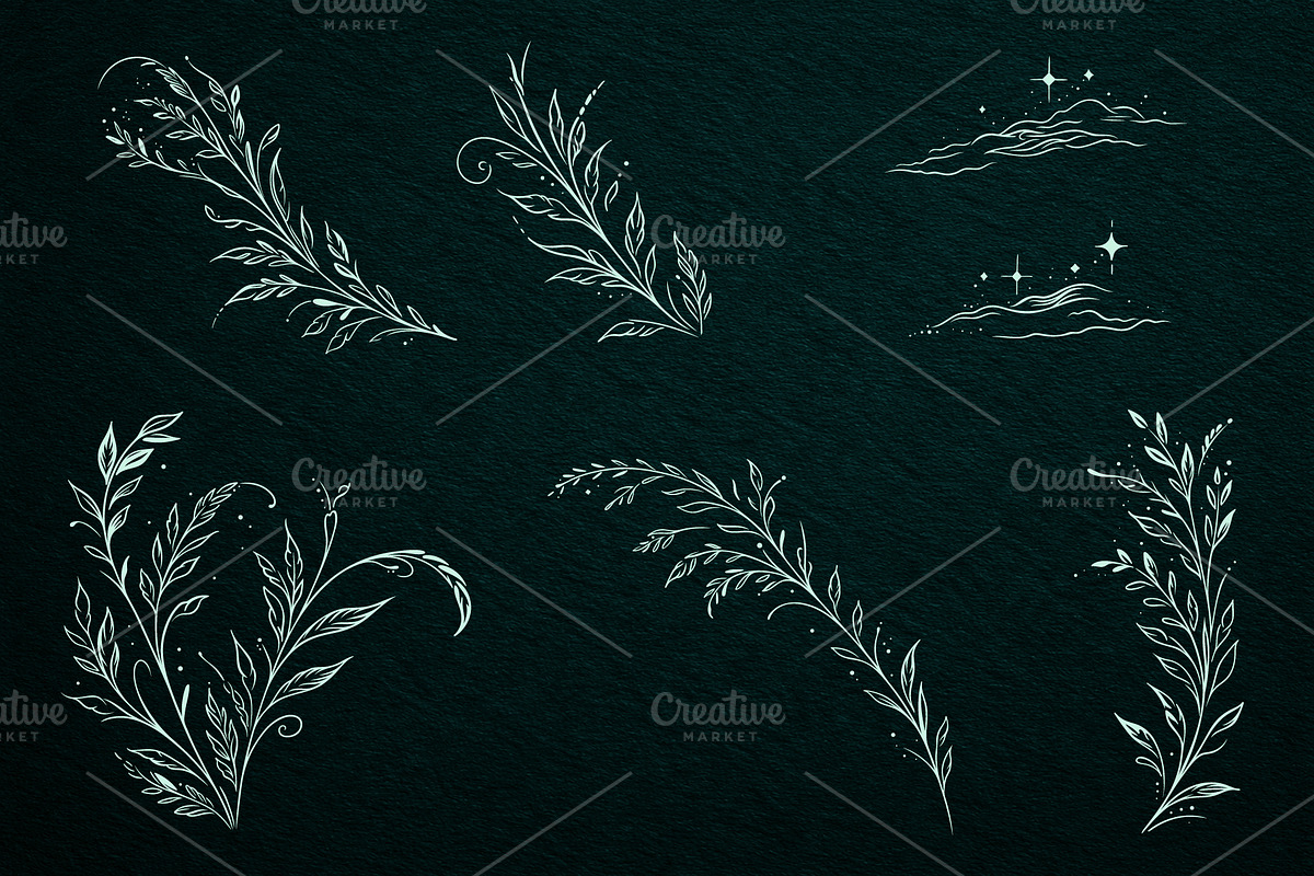 Wild Tiger & Leaves Botanical Vector, an Object Illustration by Christine Krahl (Photo 14 of 17)