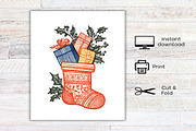 Christmas Hand-Drawn Element Clipart, an Illustration by Canvas Craft (Thumbnail 8 of 8)