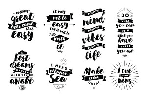 Typography set #4