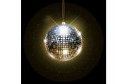 Disco ball with bright rays, a Background Graphic by Aromeo (Thumbnail 1 of 2)